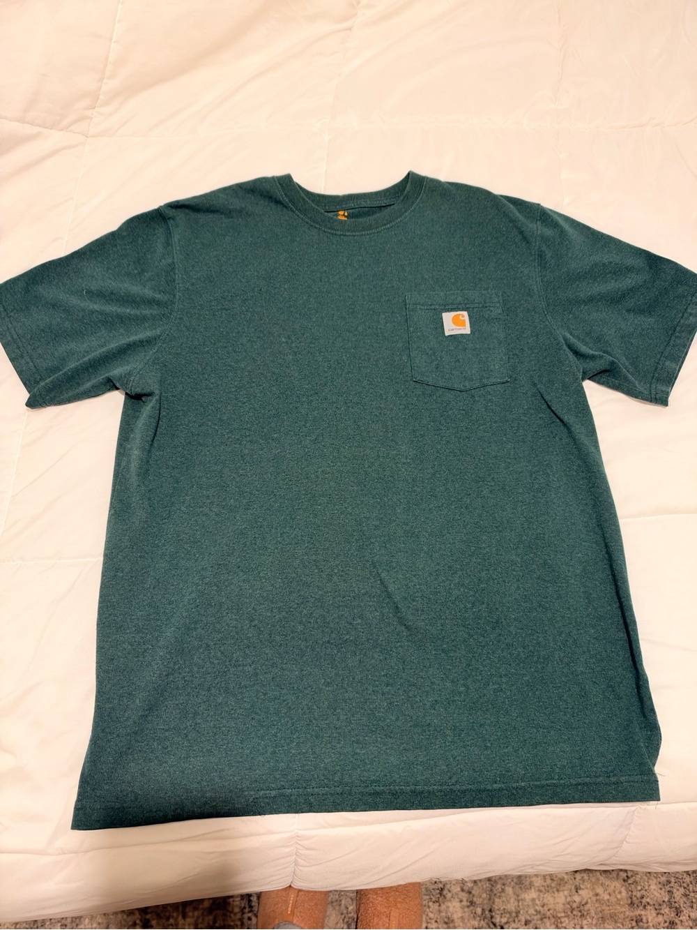 Carhartt Men’s Pocket Tee in Forest Green
